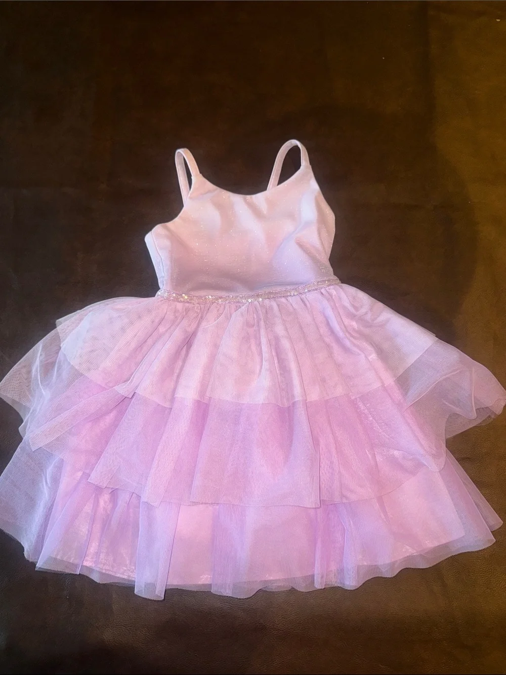 Cat & Jack Light Pink Layered Tulle Party Dress